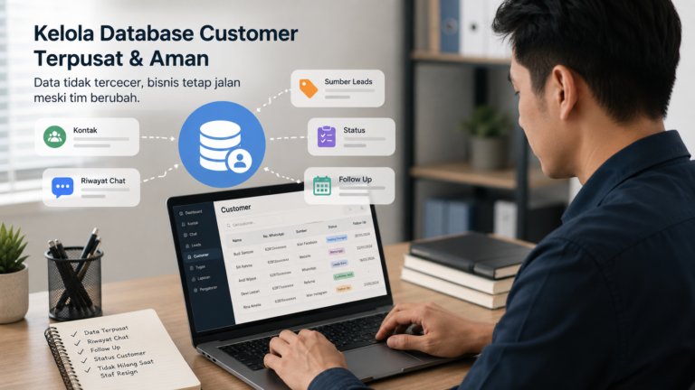 Cara mengelola database pelanggan agar data customer tidak tercecer di HP tim