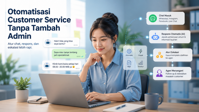 cara otomatisasi customer service tanpa menambahadmin