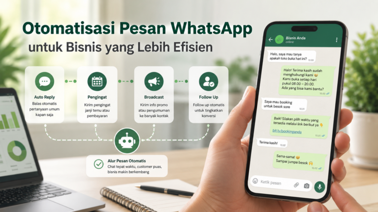 otomatisasi pesan WhatsApp untuk bisnis