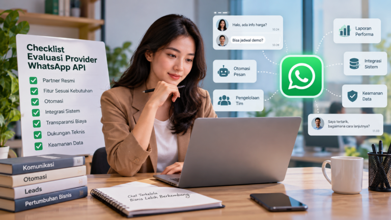 Checklist evaluasi provider WhatsApp API untuk bisnis