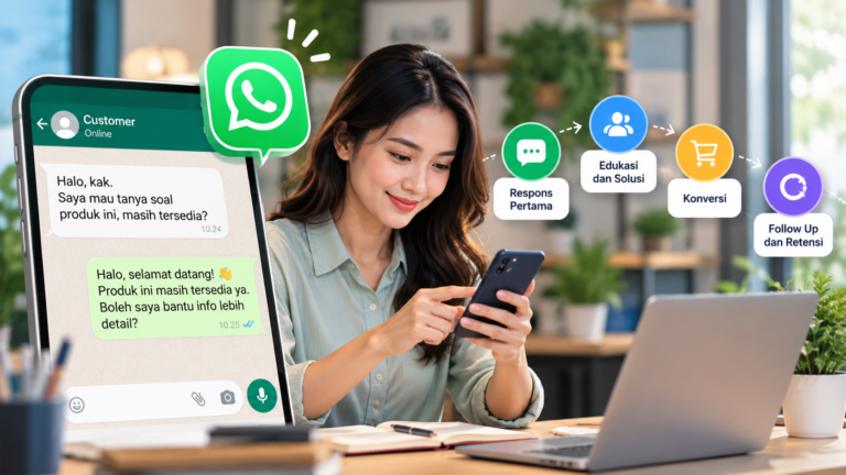 WhatsApp marketing setelah customer pertama kali chat
